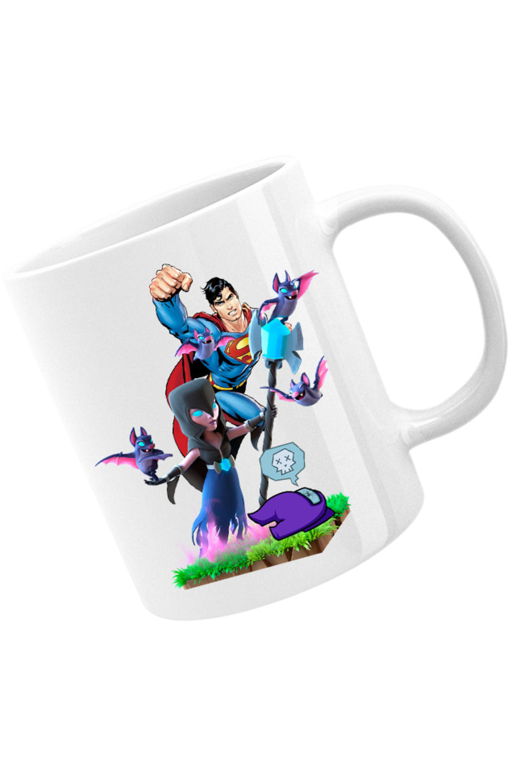 Cana Clash of Clans Superman Among Us Crash Bats Fly Magic, alba, 330 ml