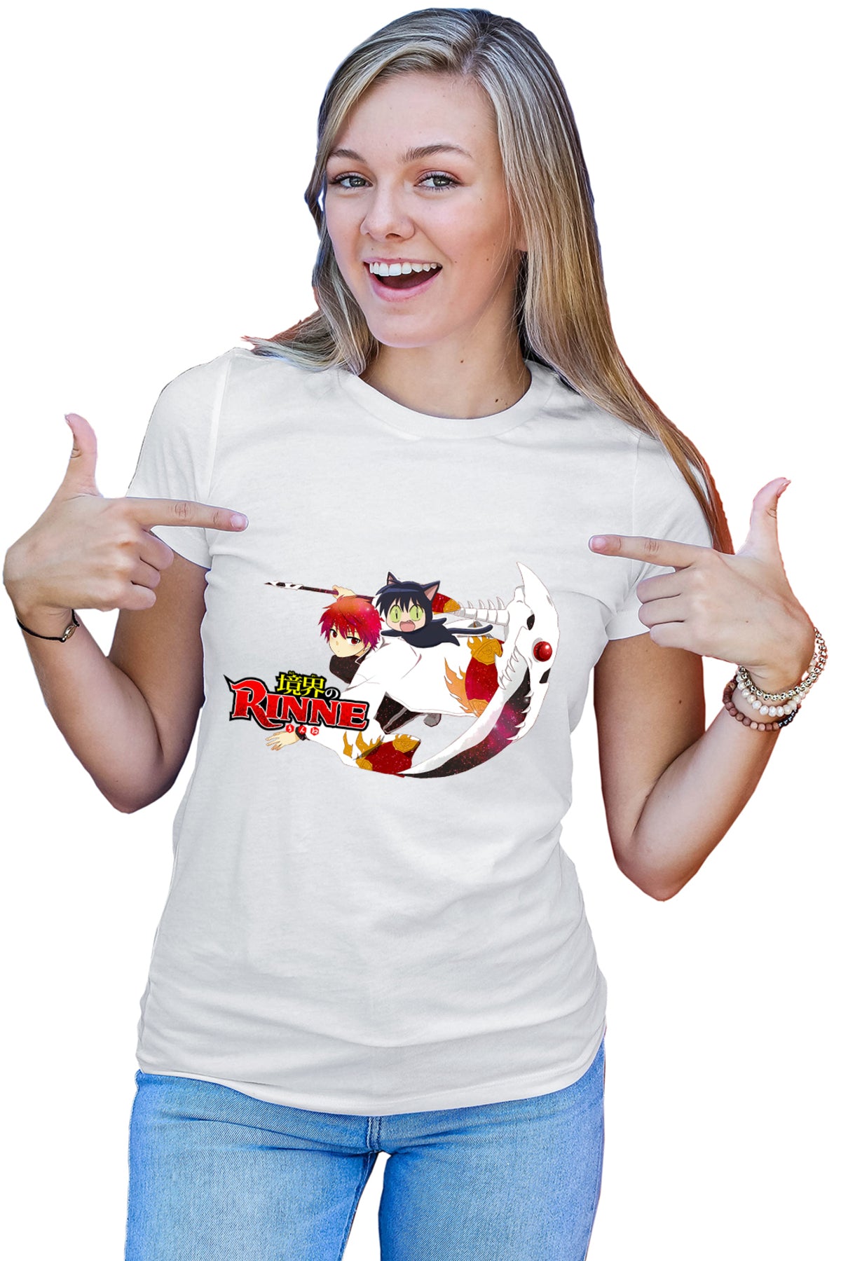 Tricou dama Rin-ne Rin Rokumon Cat Animekage