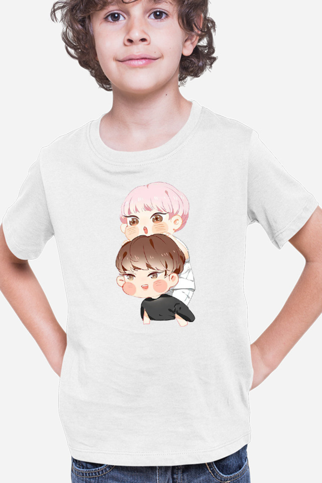 Tricou copii Seventeen K-pop Chibi Army The8 DK Kim Mingyu