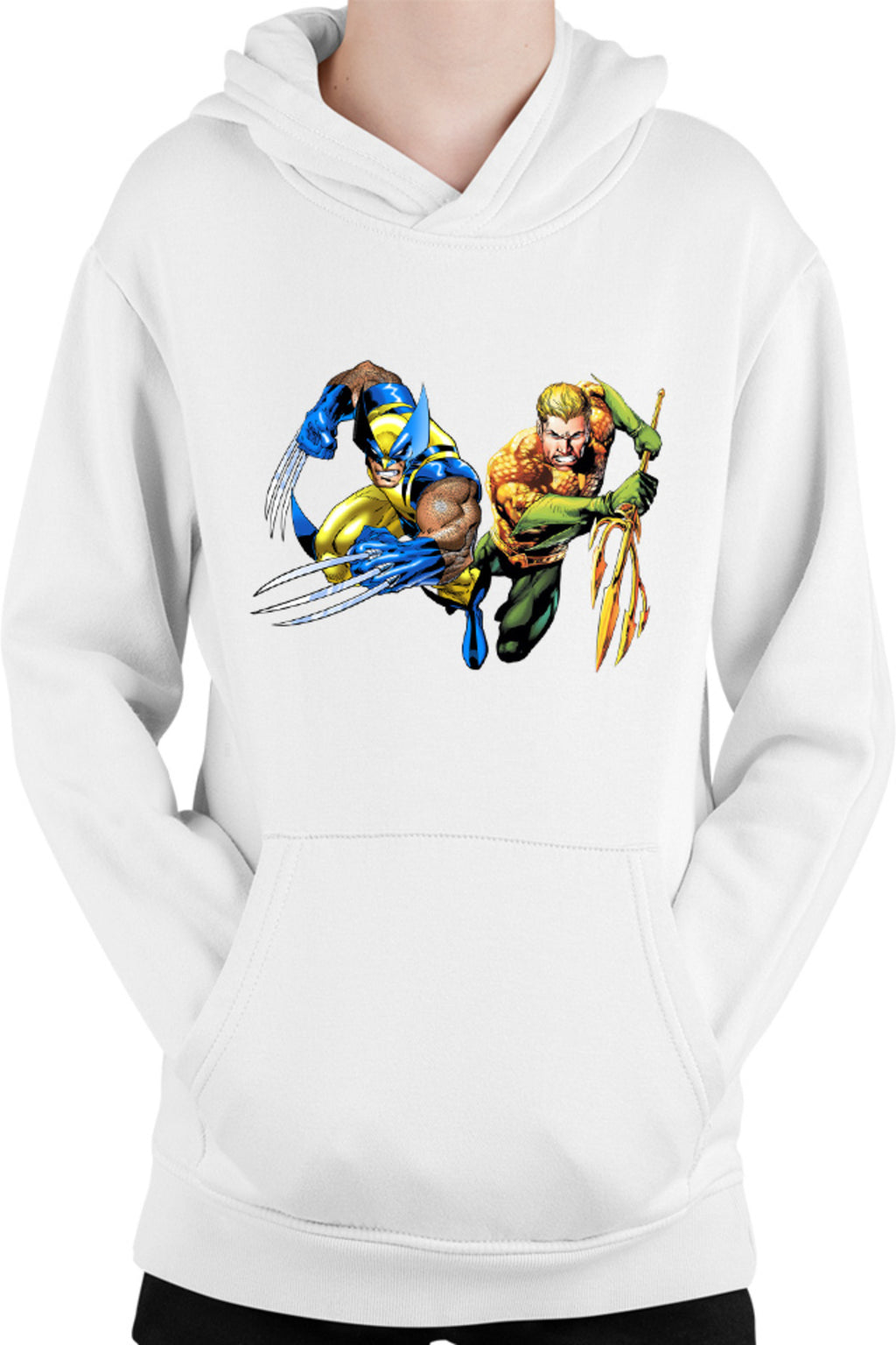 Hanorac copii Aquaman Wolverine Superhero Super Powers Wolf Cartoons DC