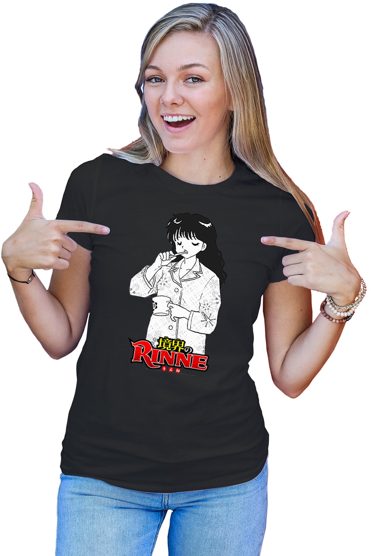 Tricou dama Rin-ne Sakura Morning Logo Sabato