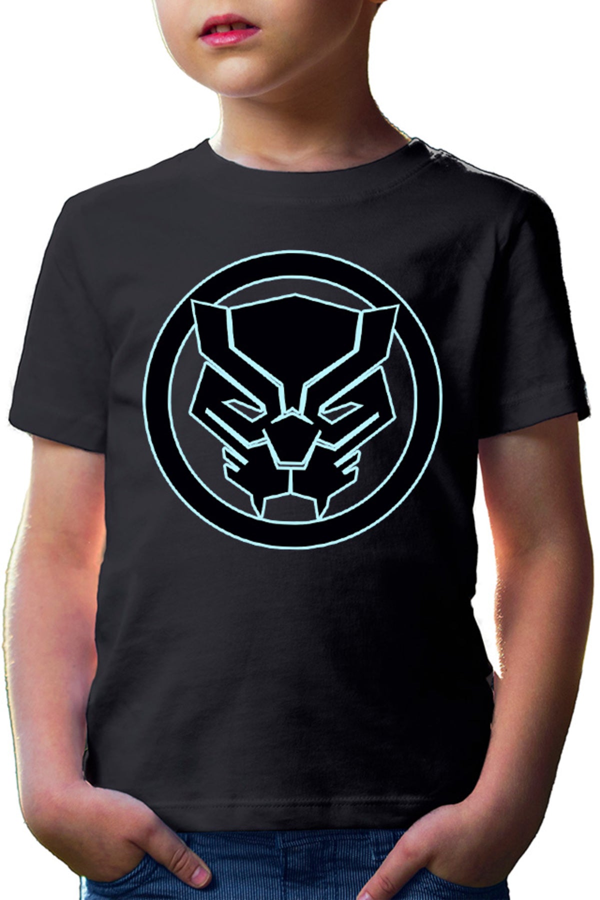 Tricou copii Black Panther Tribe Superpowers Cool Silent