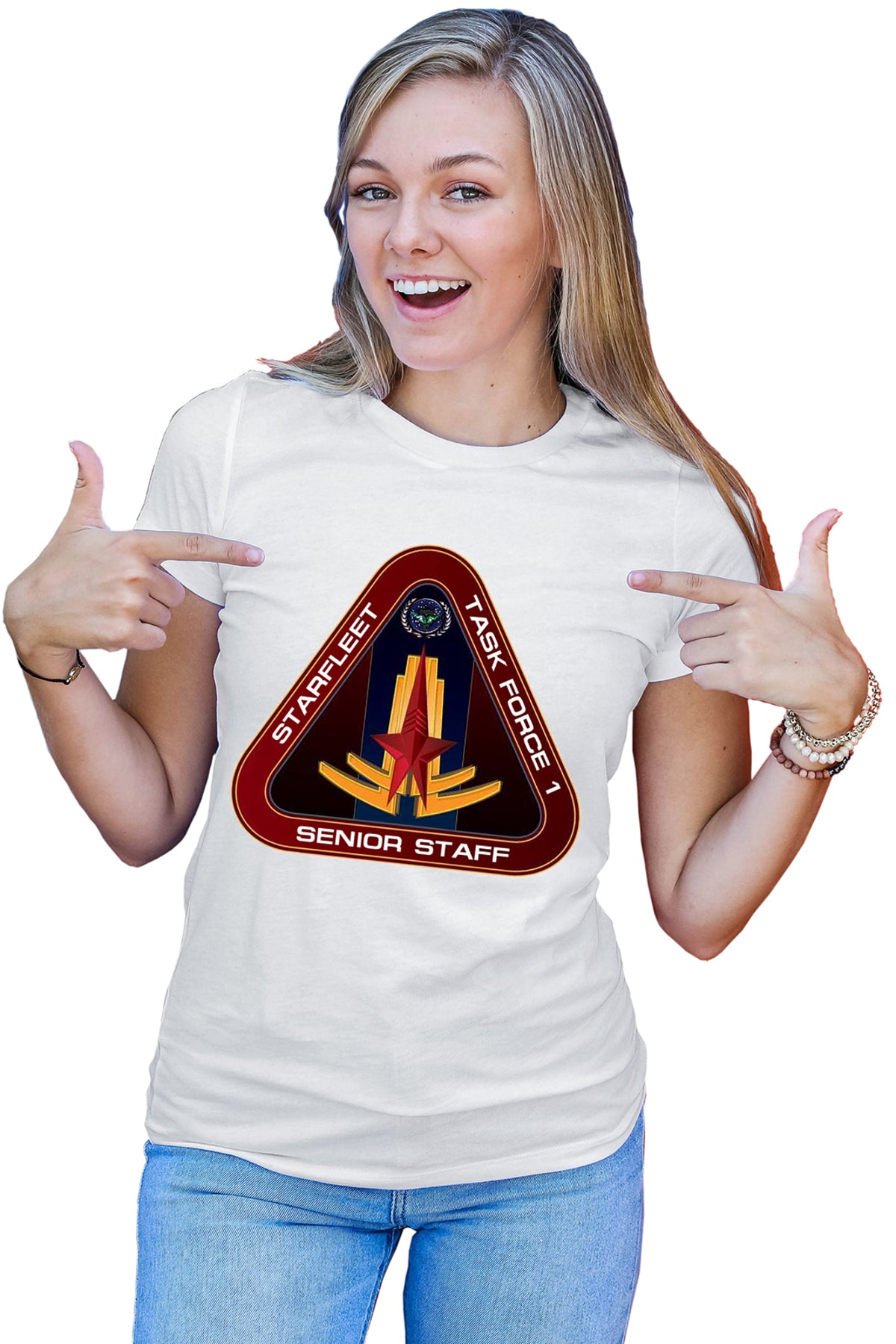 Tricou dama Star Trek Senior Staff Task Force Sigil