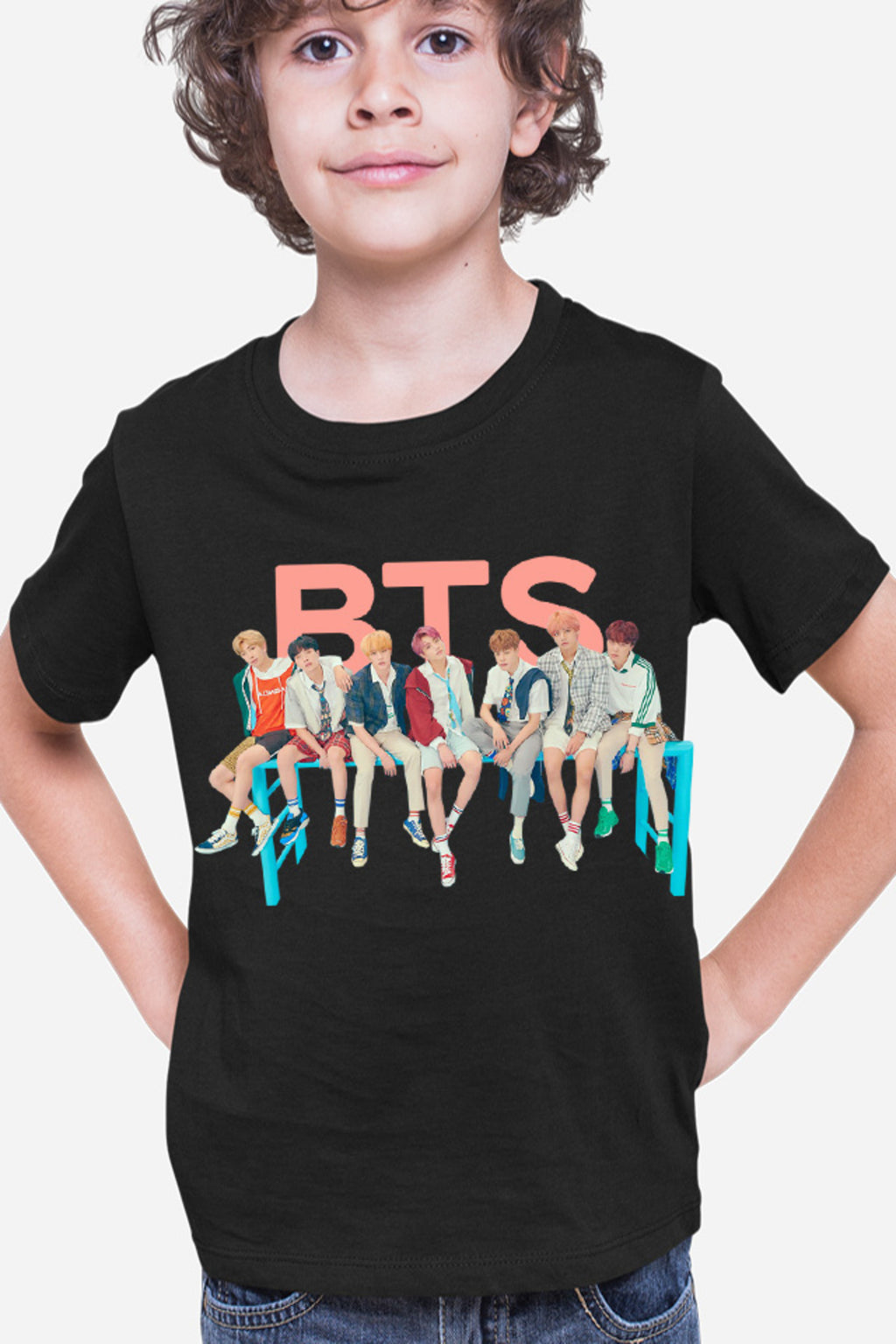 Tricou copii BTS All Members DNA Era Debut World Wide