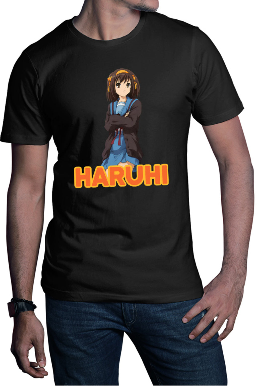 Tricou barbati Haruhi Suzumiya Nagaru Tanigawa SOS Club