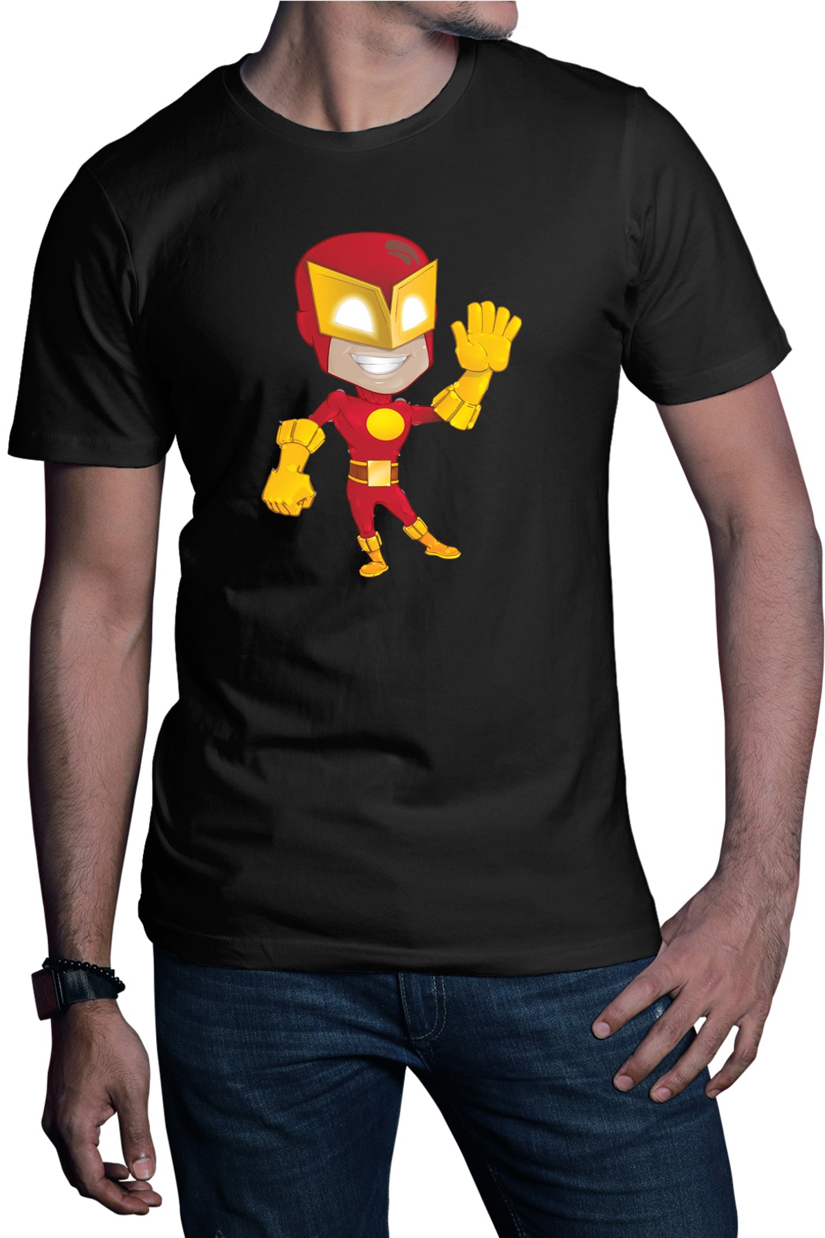 Tricou barbati The Flash Superhero Cartoon Comics