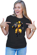 Tricou dama Wolverine Superhero Strong American Comics