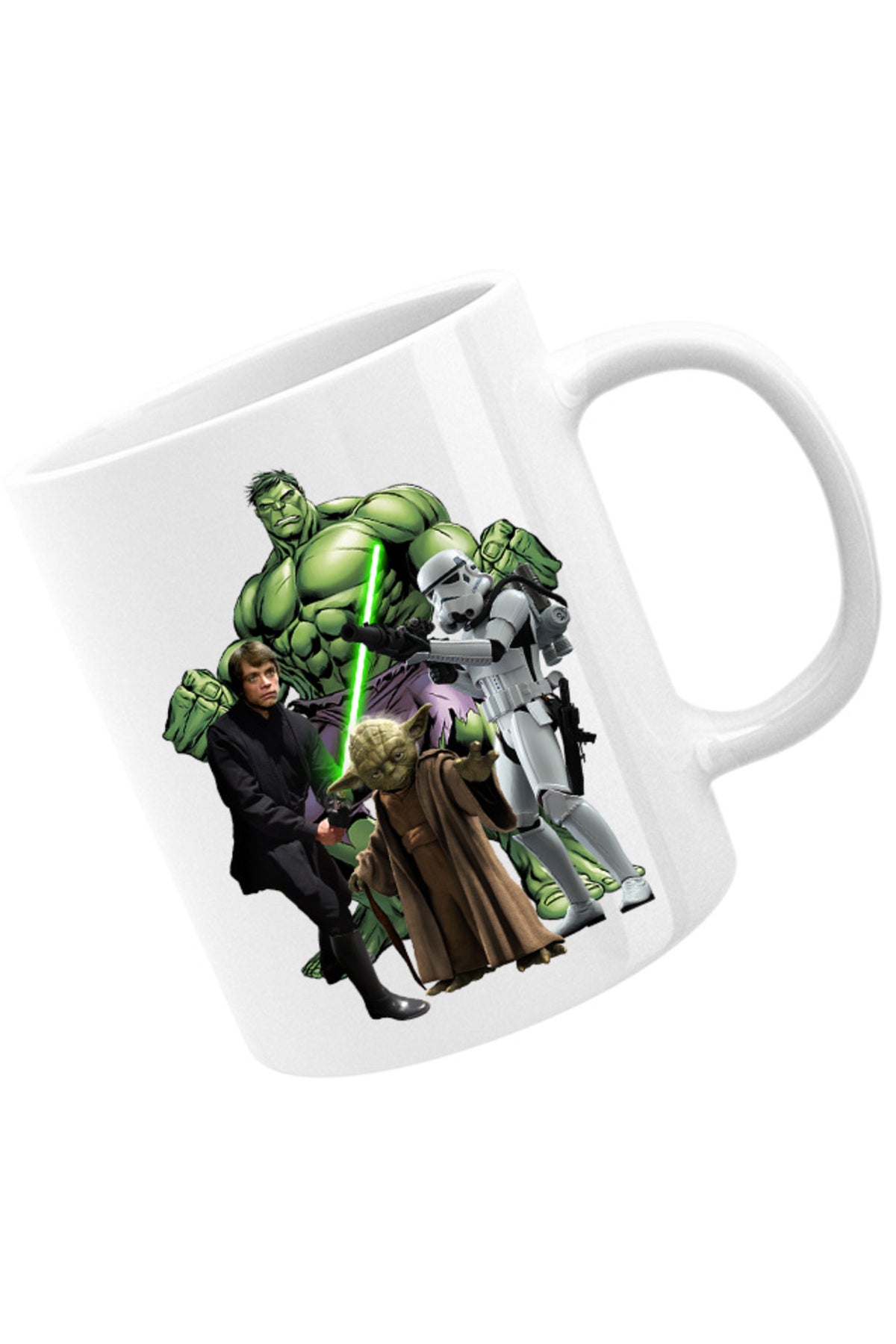 Cana Star Wars Luke Skywalker Incredible Hulk Jedi Yoda, alba, 330 ml