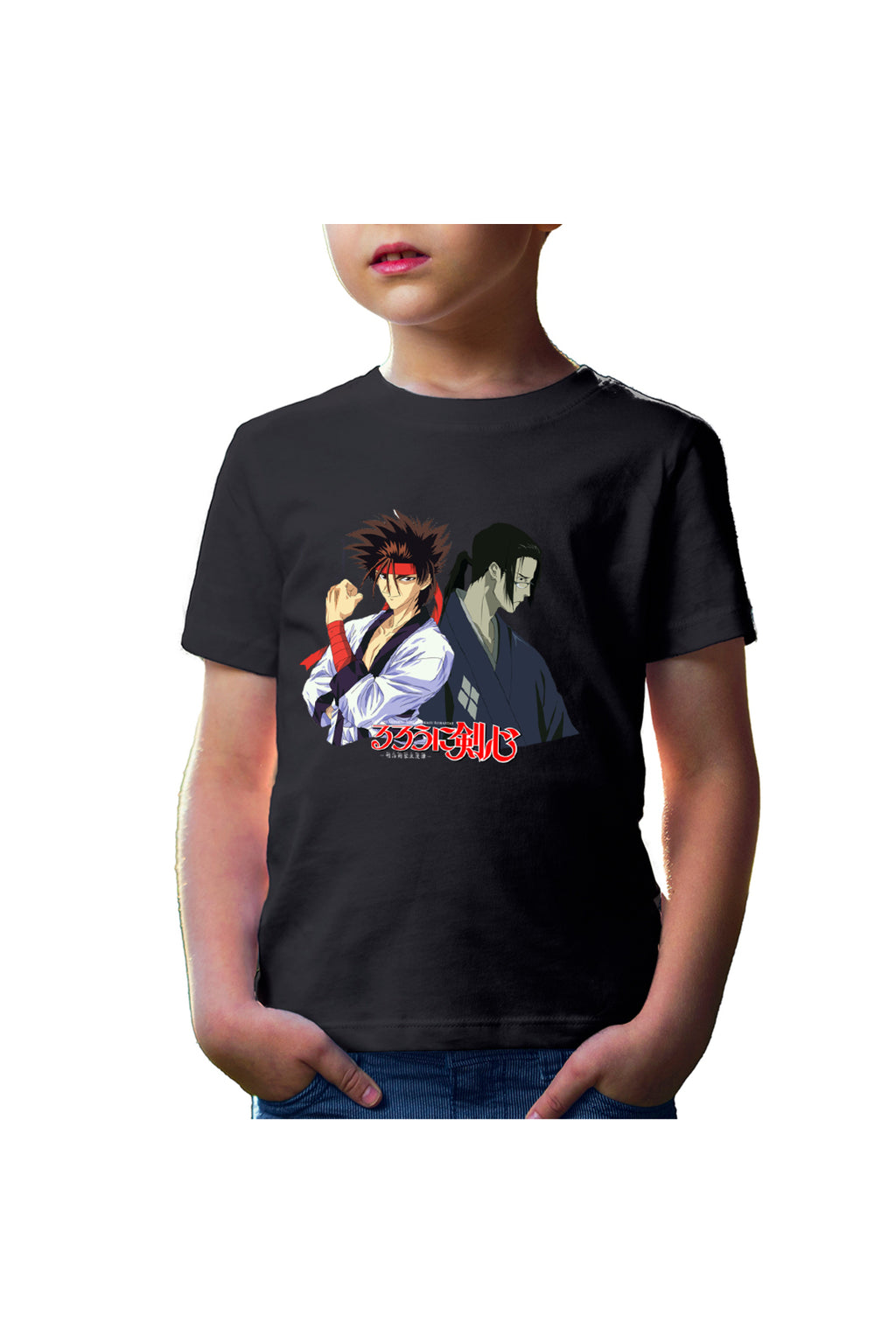 Tricou copii Rurouni Kenshin Sanosuke Jin Duo Anime