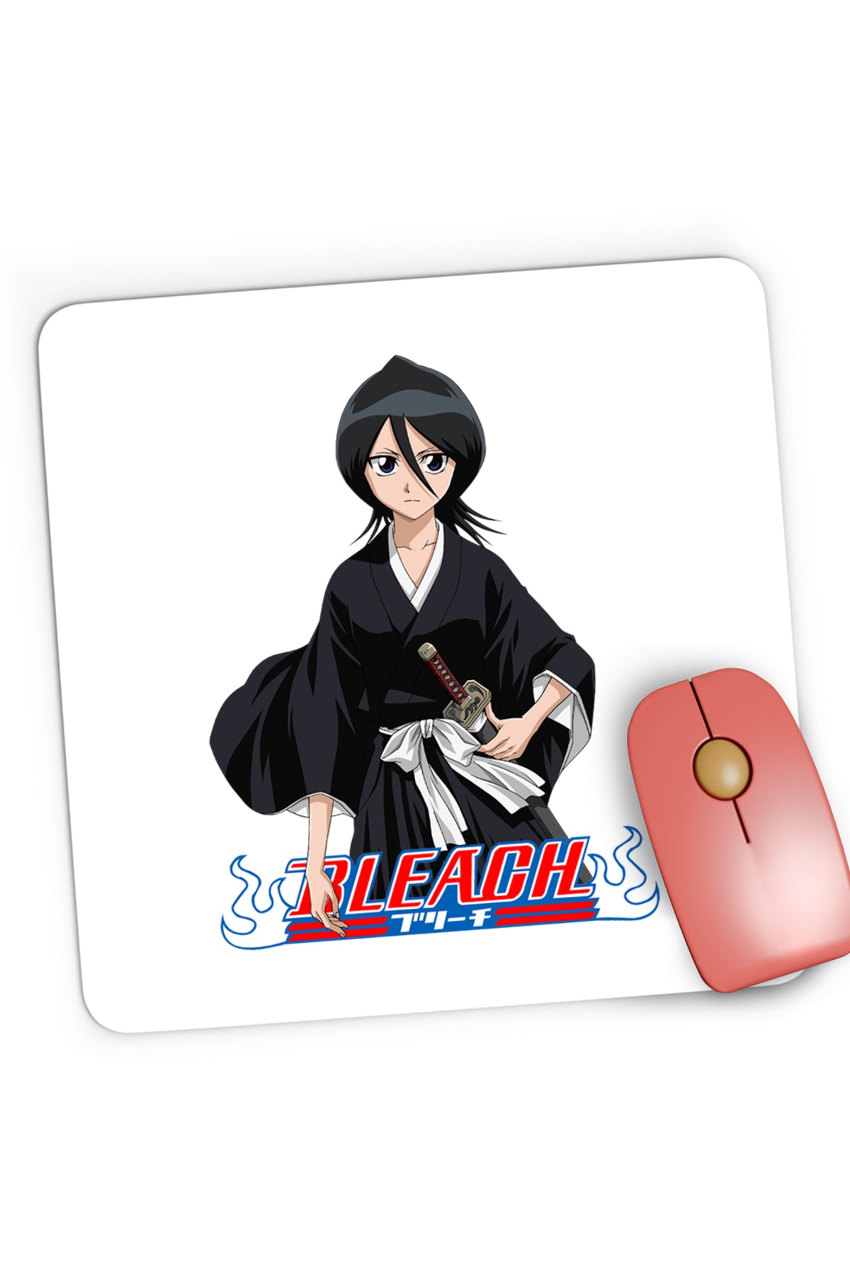 Mousepad Gaming Bleach Rukia Kuchiki Anime Manga Girl Shaolin, 21x19 cm