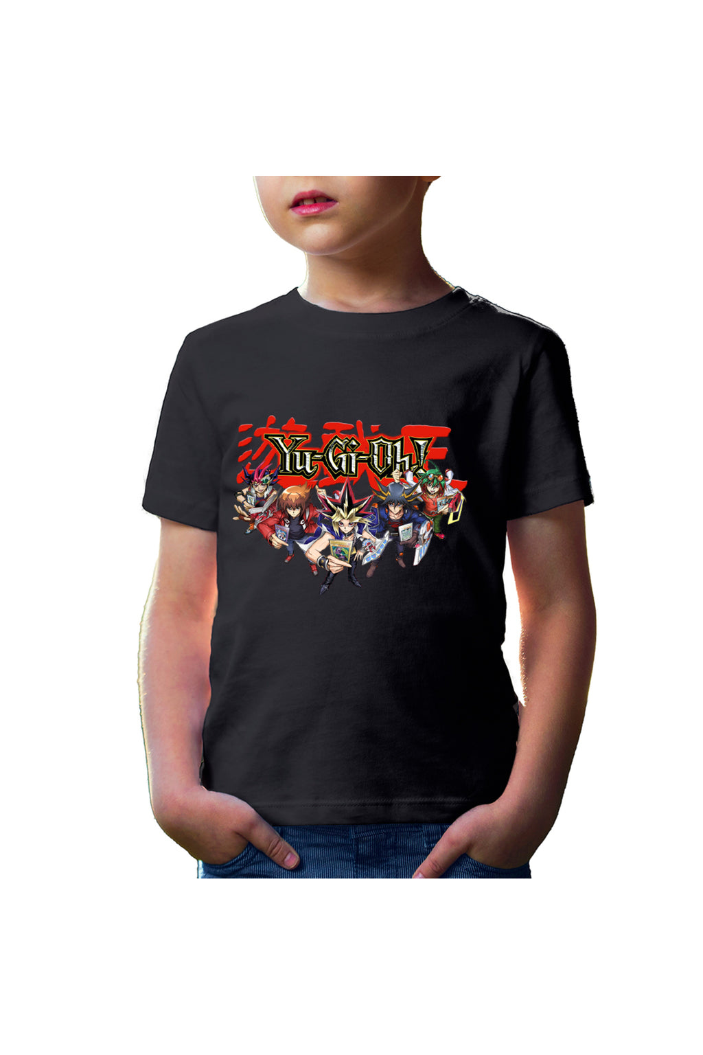 Tricou copii Yu Gi Oh Yusei Fudo Jaden All Dream Team