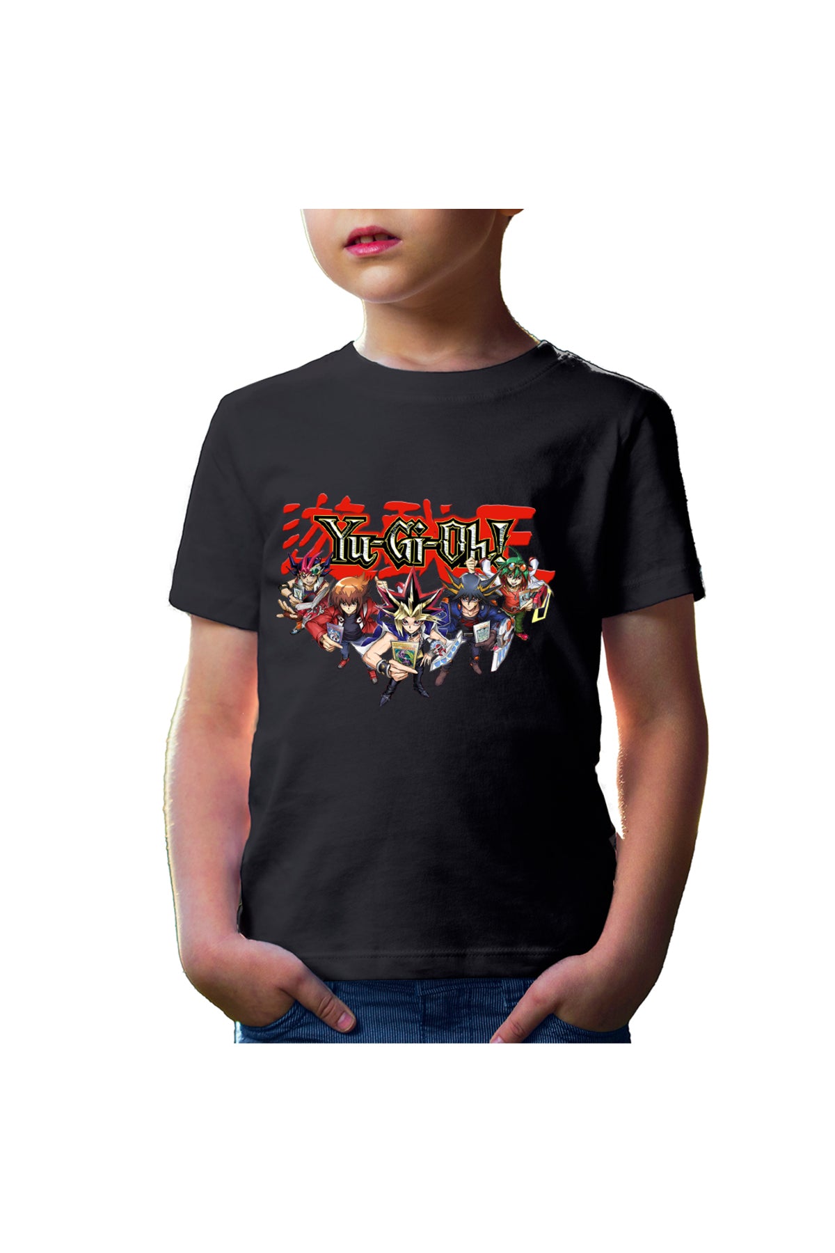 Tricou copii Yu Gi Oh Yusei Fudo Jaden All Dream Team