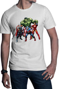 Tricou barbati Thor Hulk Ironman Captain America Cool Pose Animation
