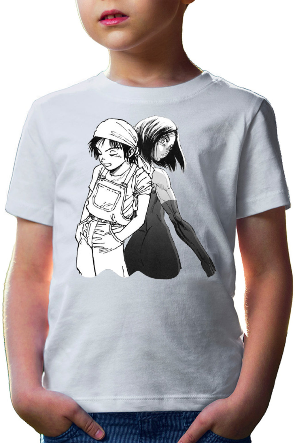 Tricou copii Battle Angel Alita Gally Yugo Couple Animeeater