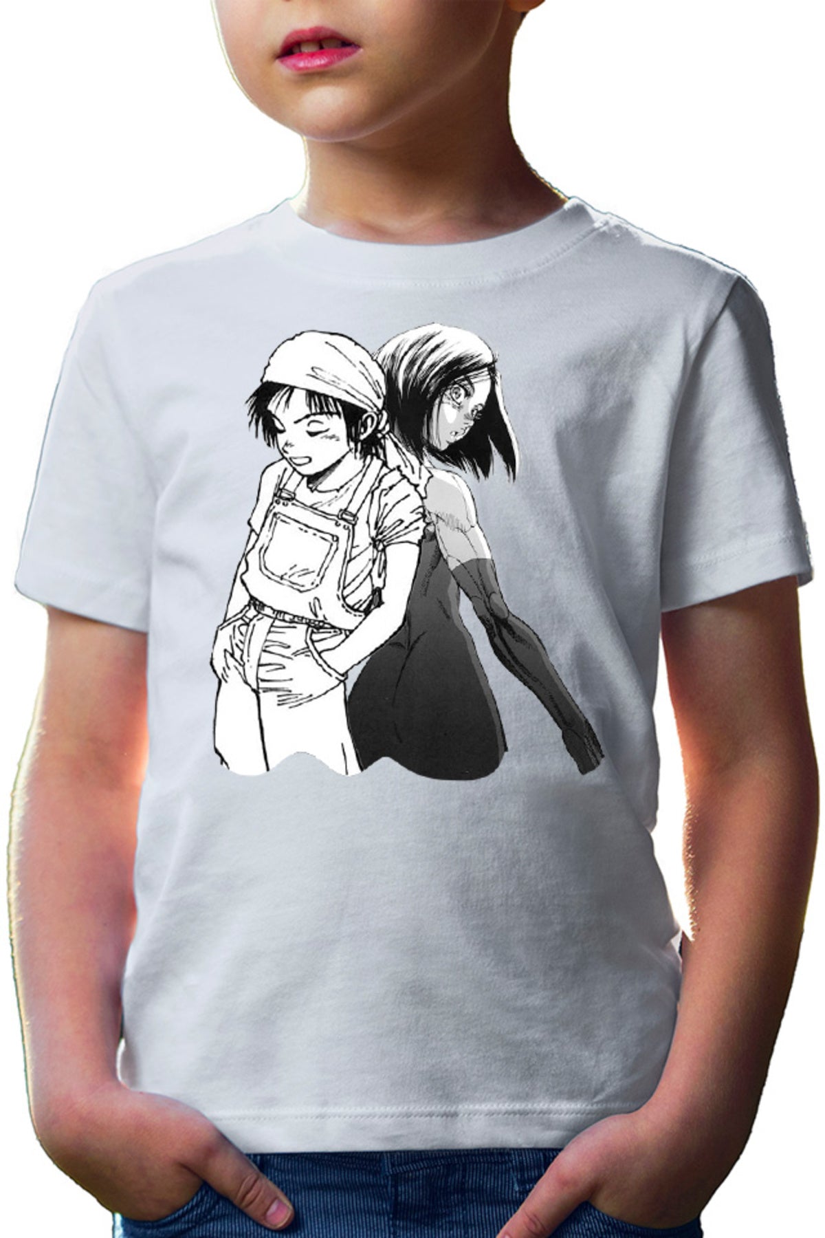 Tricou copii Battle Angel Alita Gally Yugo Couple Animeeater