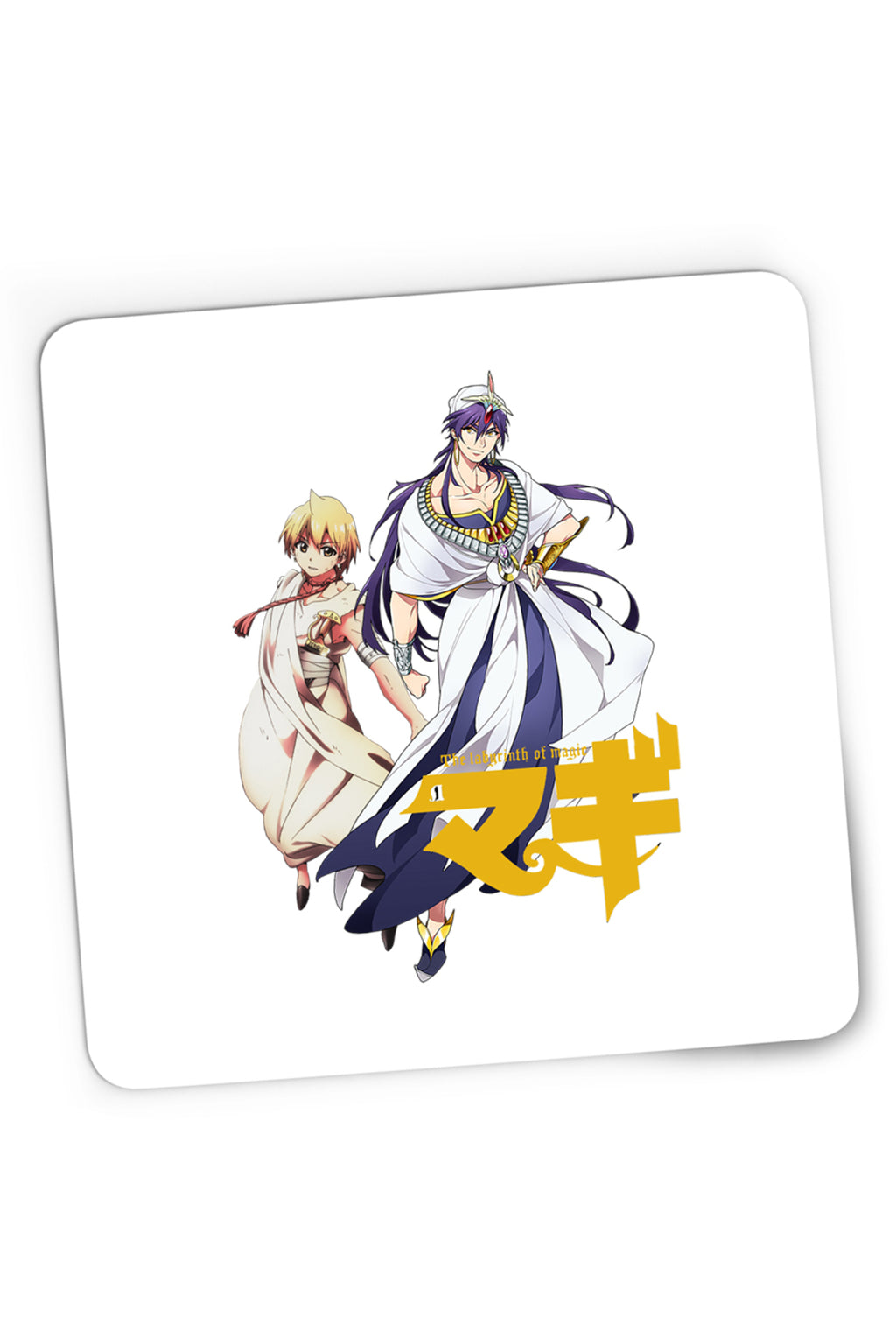 Mousepad Gaming Magi The Labyrinth of Magic Alibaba Sinbad Japan, 21x19 cm