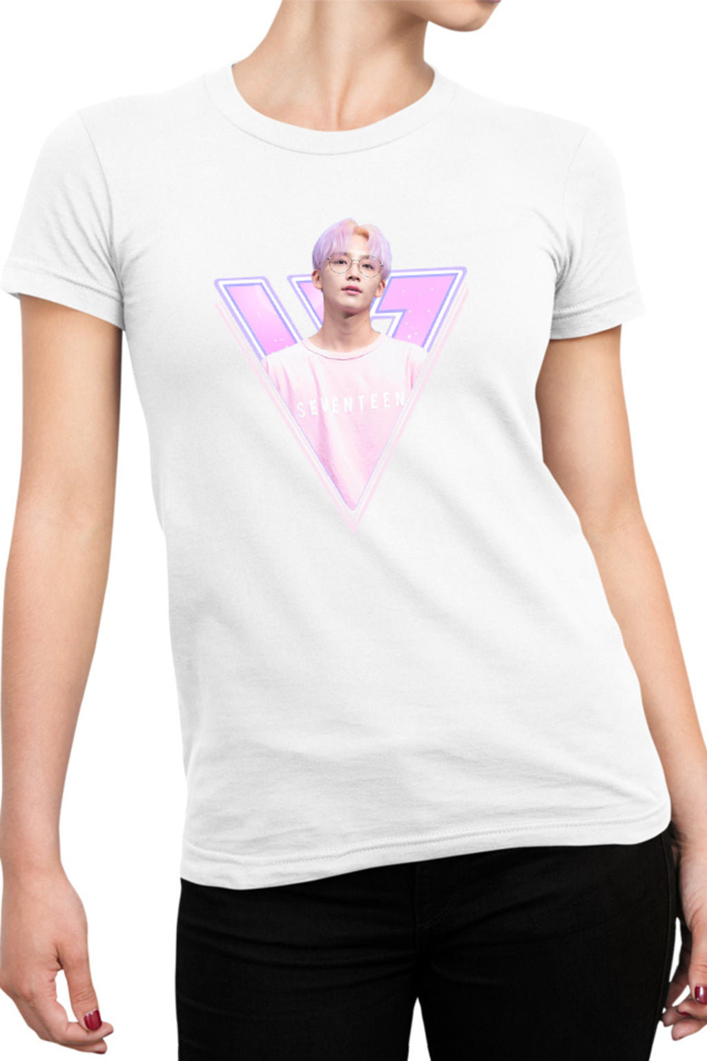 Tricou dama Seventeen JEONGHAN Baby Idol Music Debut