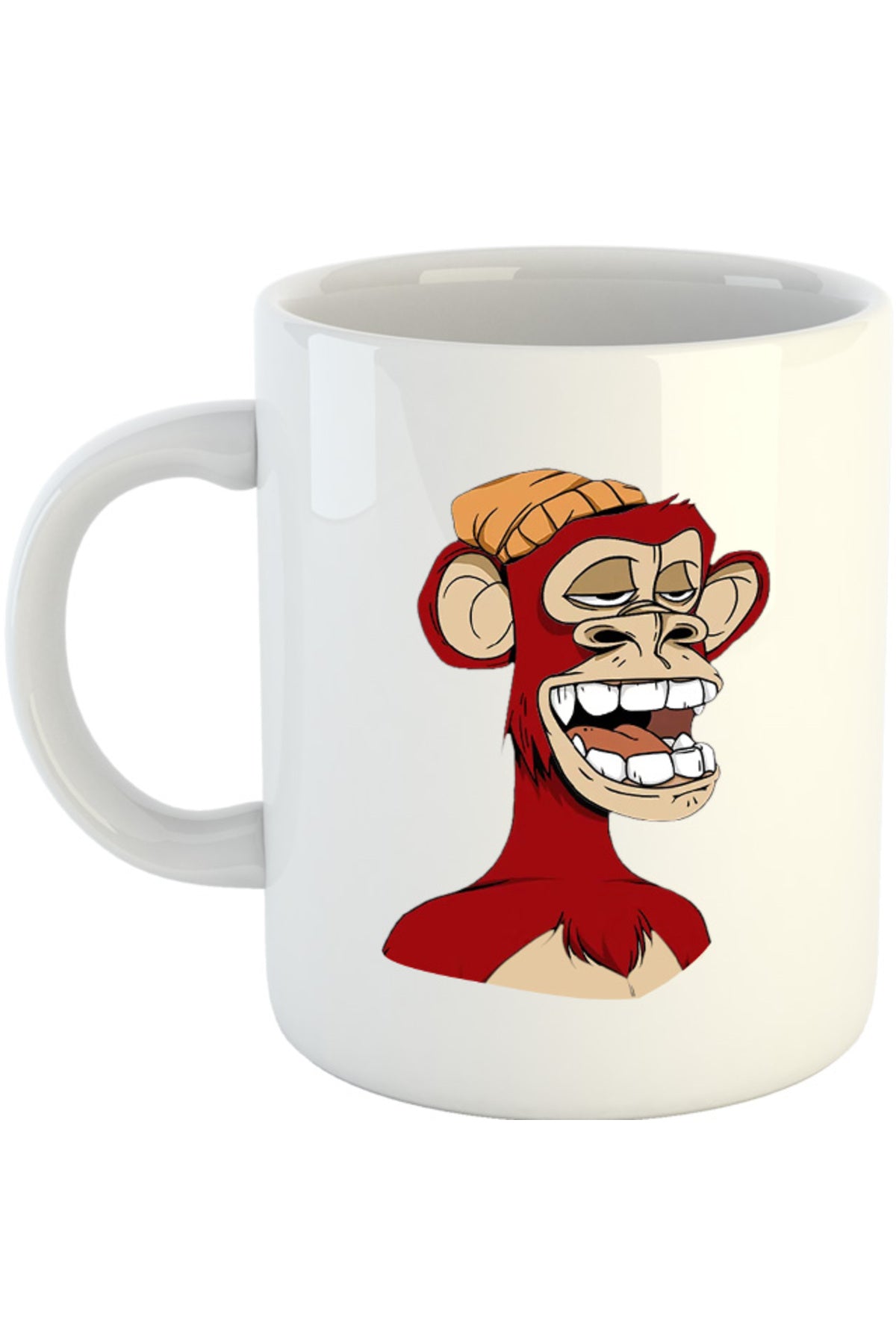 Cana NFT Monkey Artist Brilliant Idea Concept Block Chain, alba, 330 ml