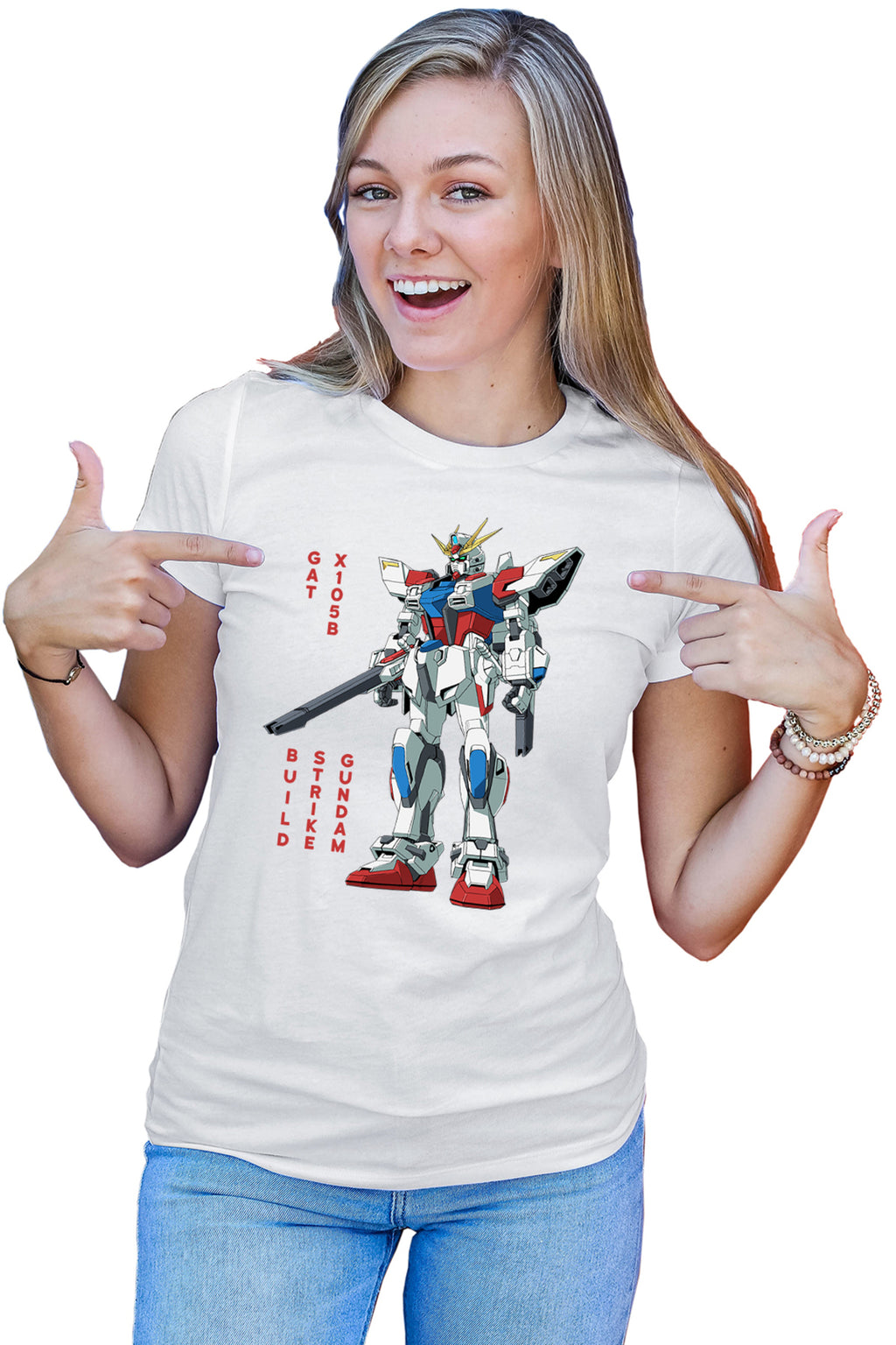 Tricou dama dam Build Fighters Robot Anime Monster