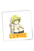 Mousepad Gaming Akame ga Kill Leone Peace Friendly Otaku Anime Meme, 21x19 cm