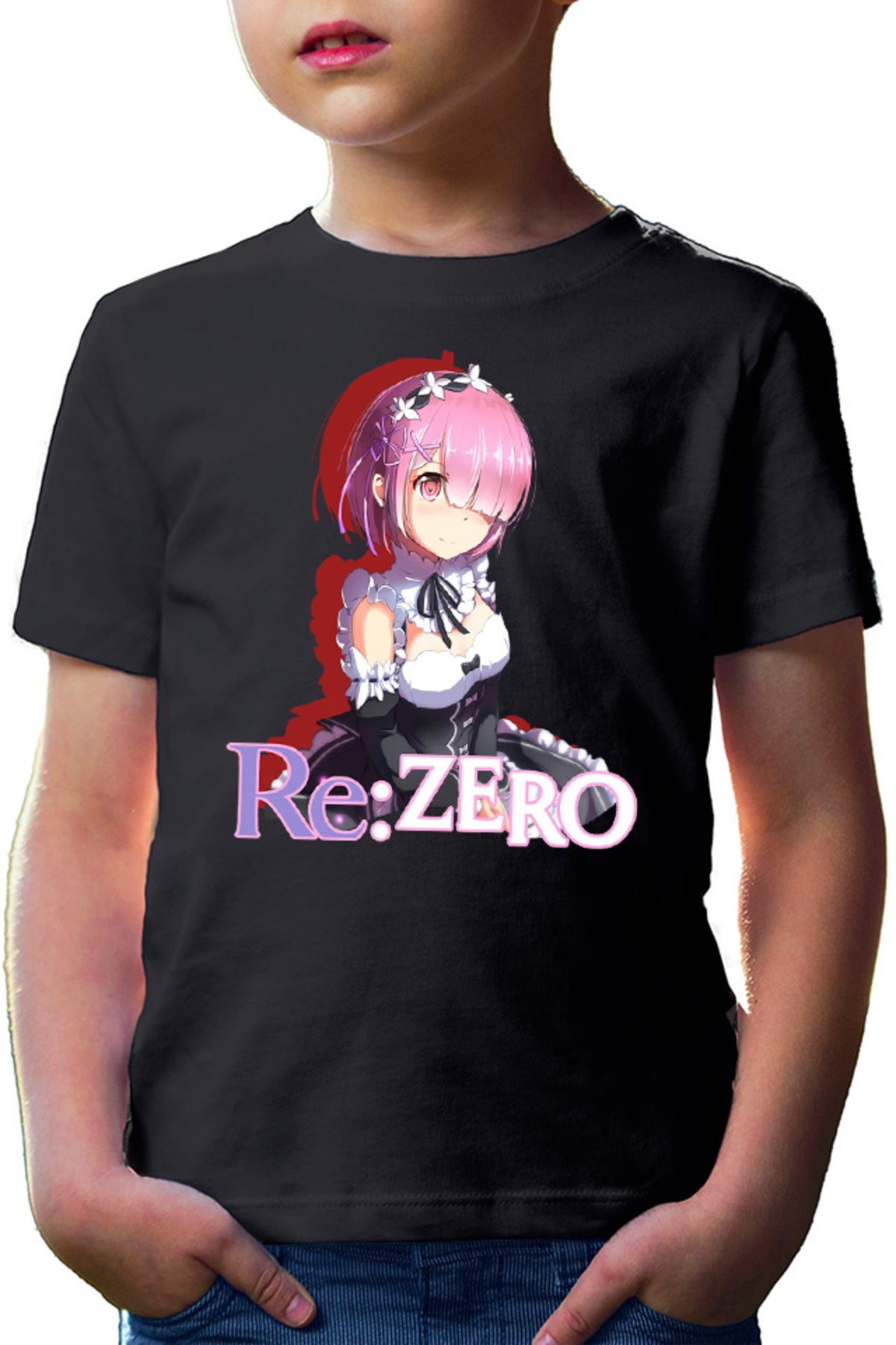 Tricou copii Re Zero RAM Maiden Strongest Sister Demon Otaku Japan