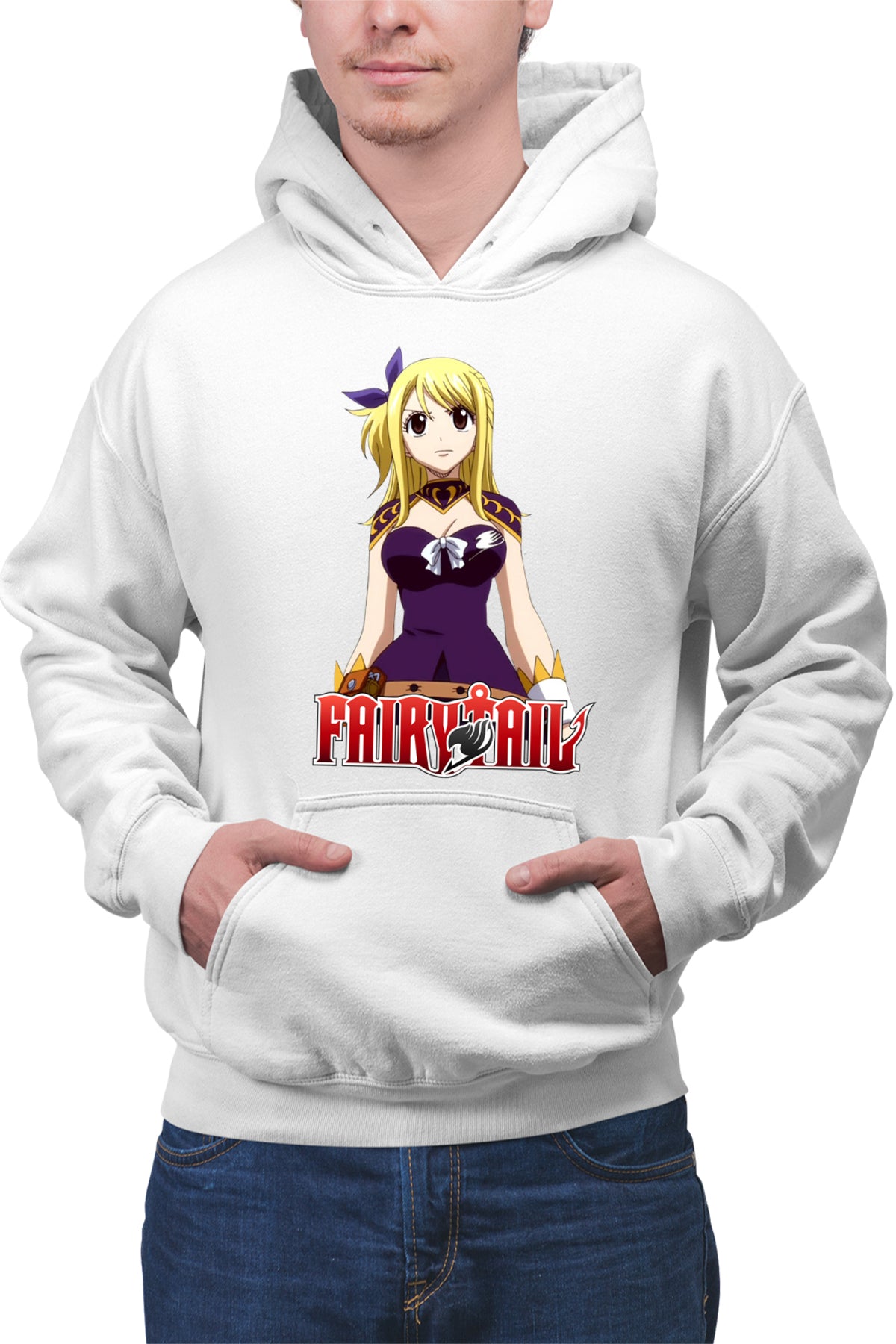 Hanorac barbati Fairy Tail Lucry Heartfilia Wizard Guild