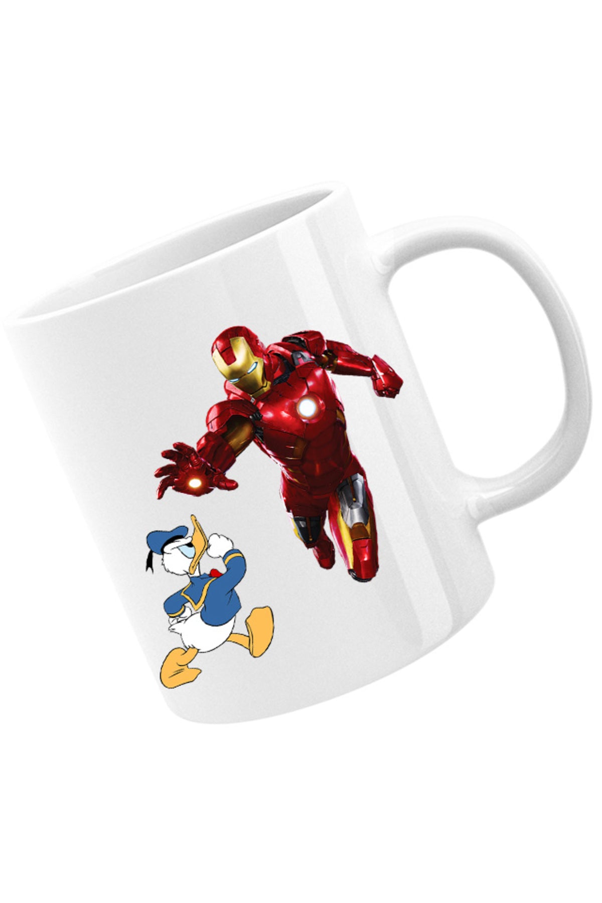 Cana Ironman Donald Duck Tony Stark Save World, alba, 330 ml