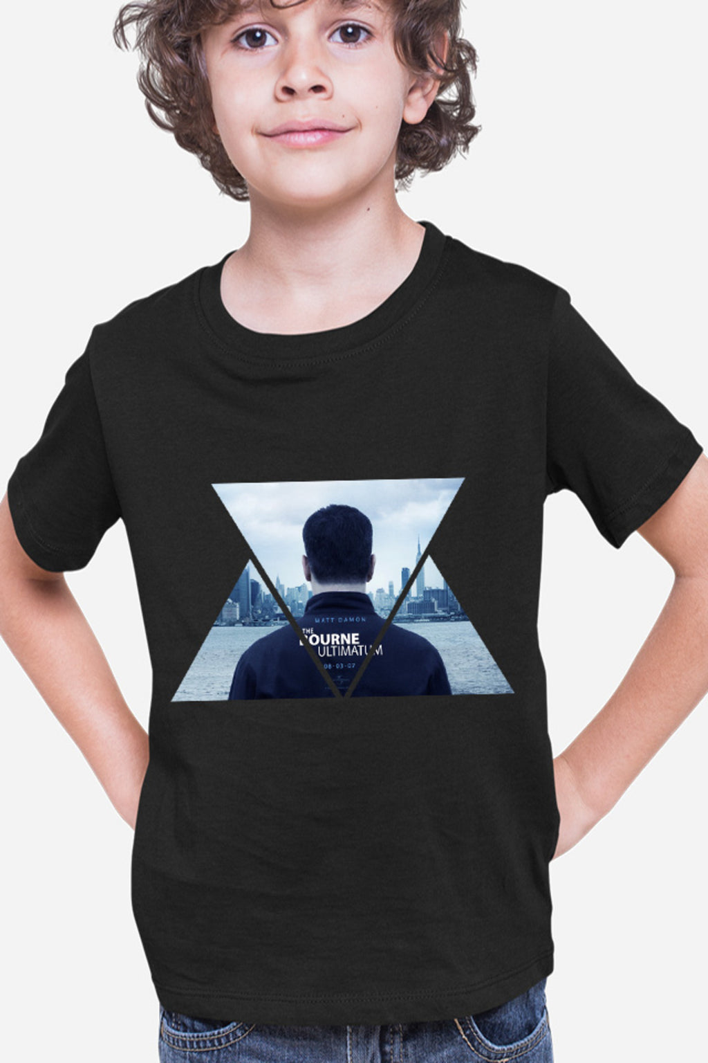 Tricou copii Bourne Triangle Movie American Country
