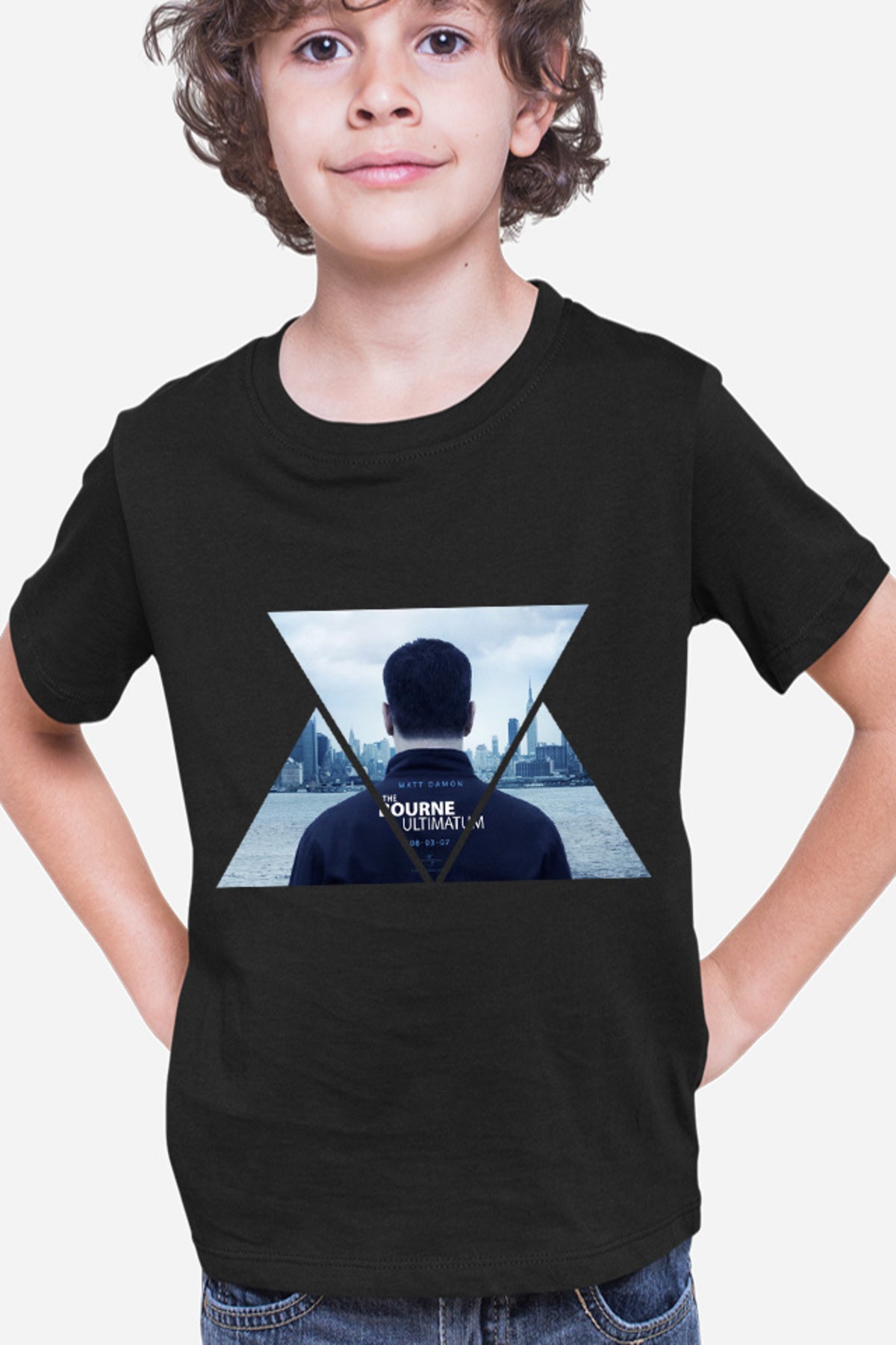 Tricou copii Bourne Triangle Movie American Country