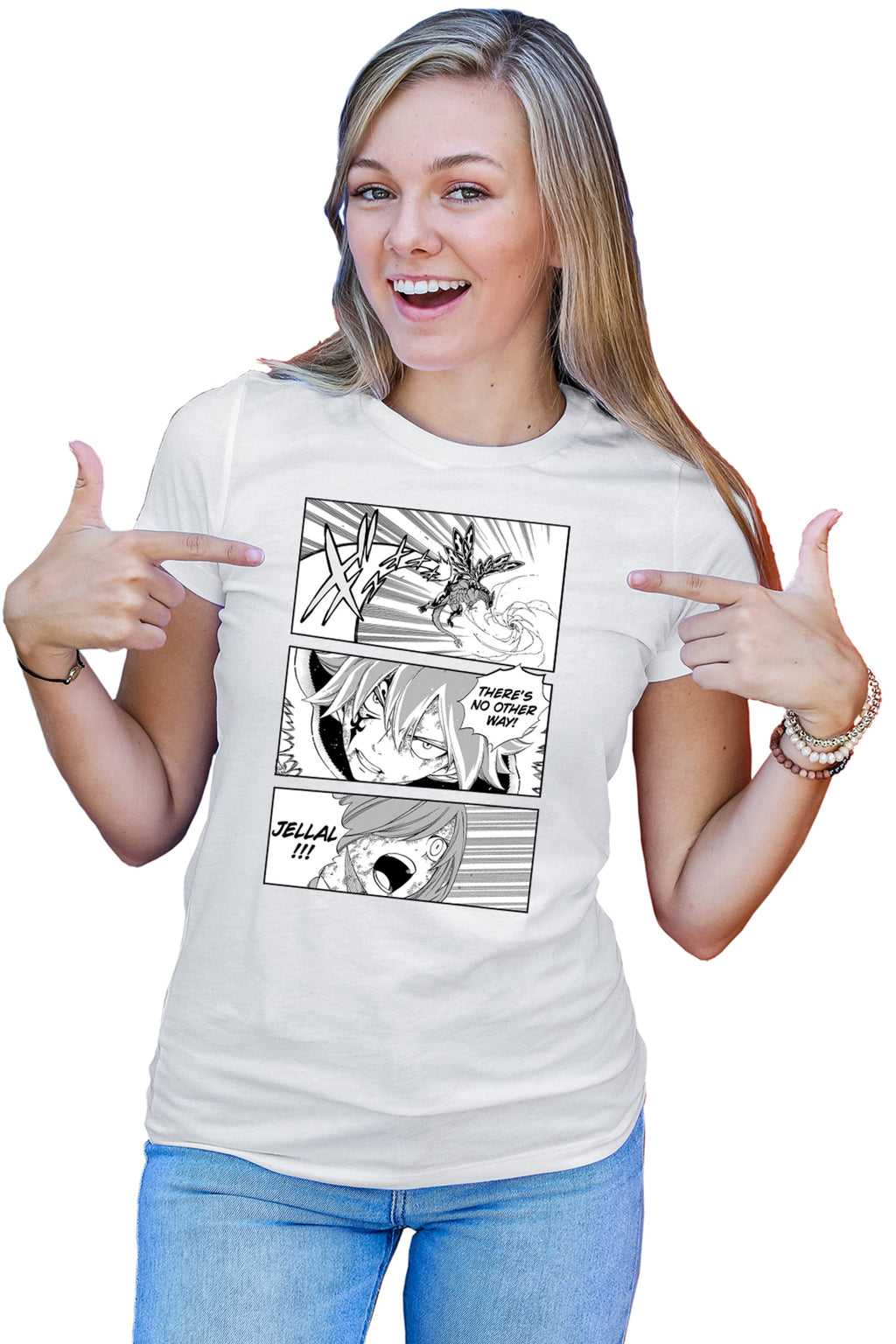 Tricou dama Fairy Tail Manga Panel Epic Wizard