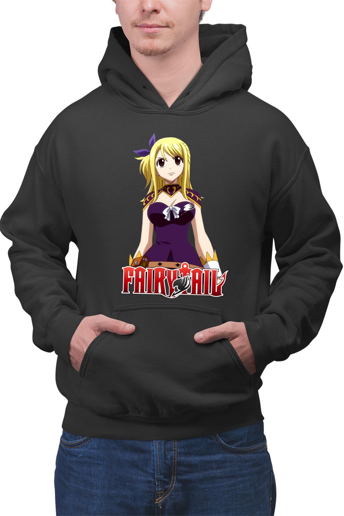 Hanorac barbati Fairy Tail Lucry Heartfilia Wizard Guild