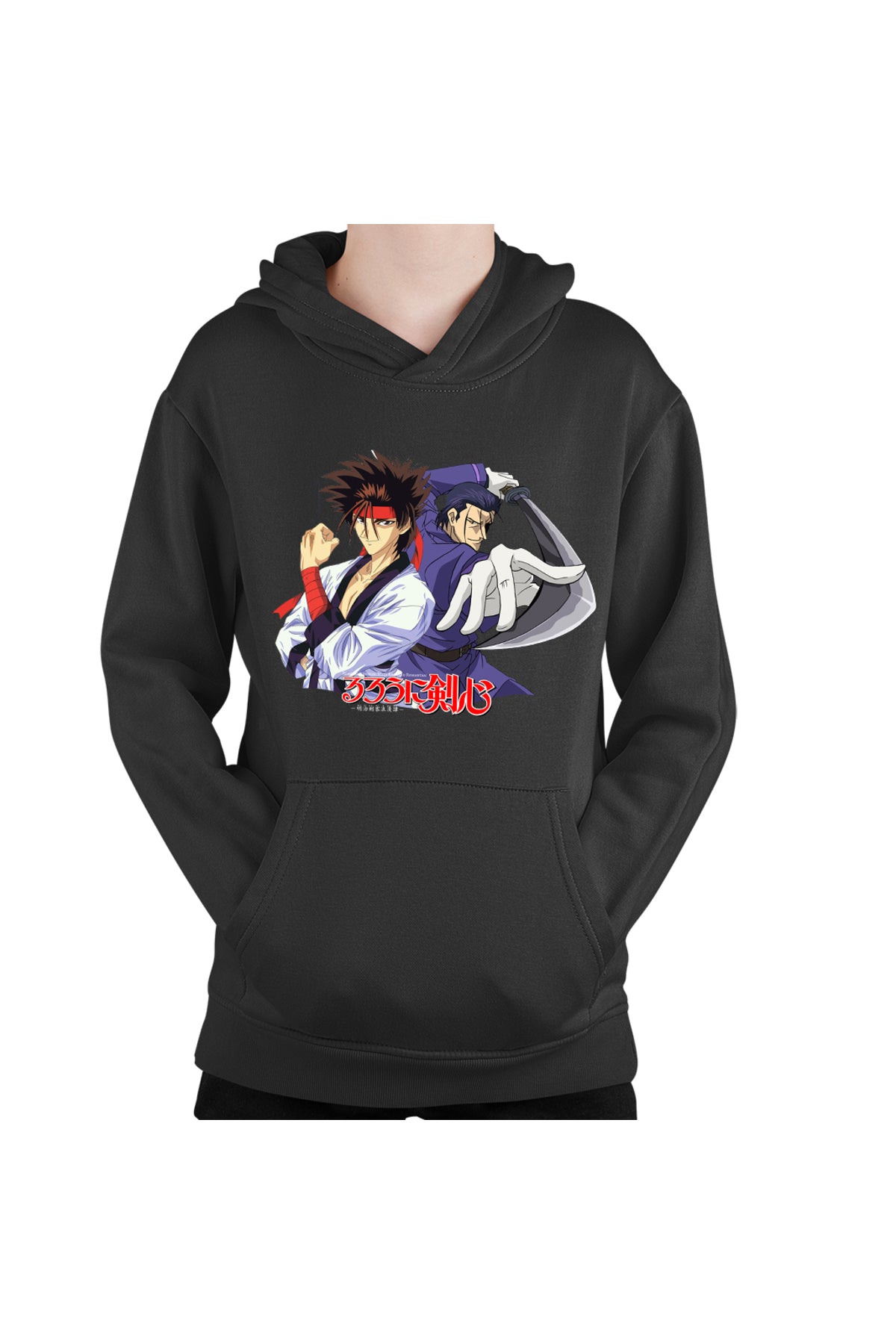Hanorac copii Rurouni Kenshin Hajime Sanosuke Duo Spada