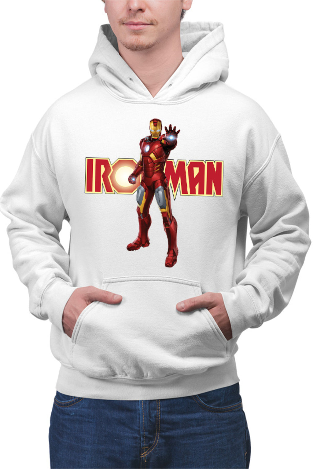 Hanorac barbati Ironman Logo Suit Accident American Comic Books