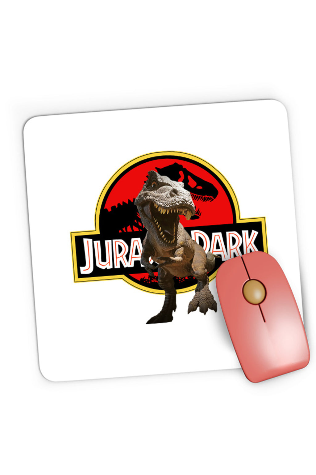 Mousepad Gaming Jurassic Park T-Rex Dinossaur Universal Studios, 21x19 cm