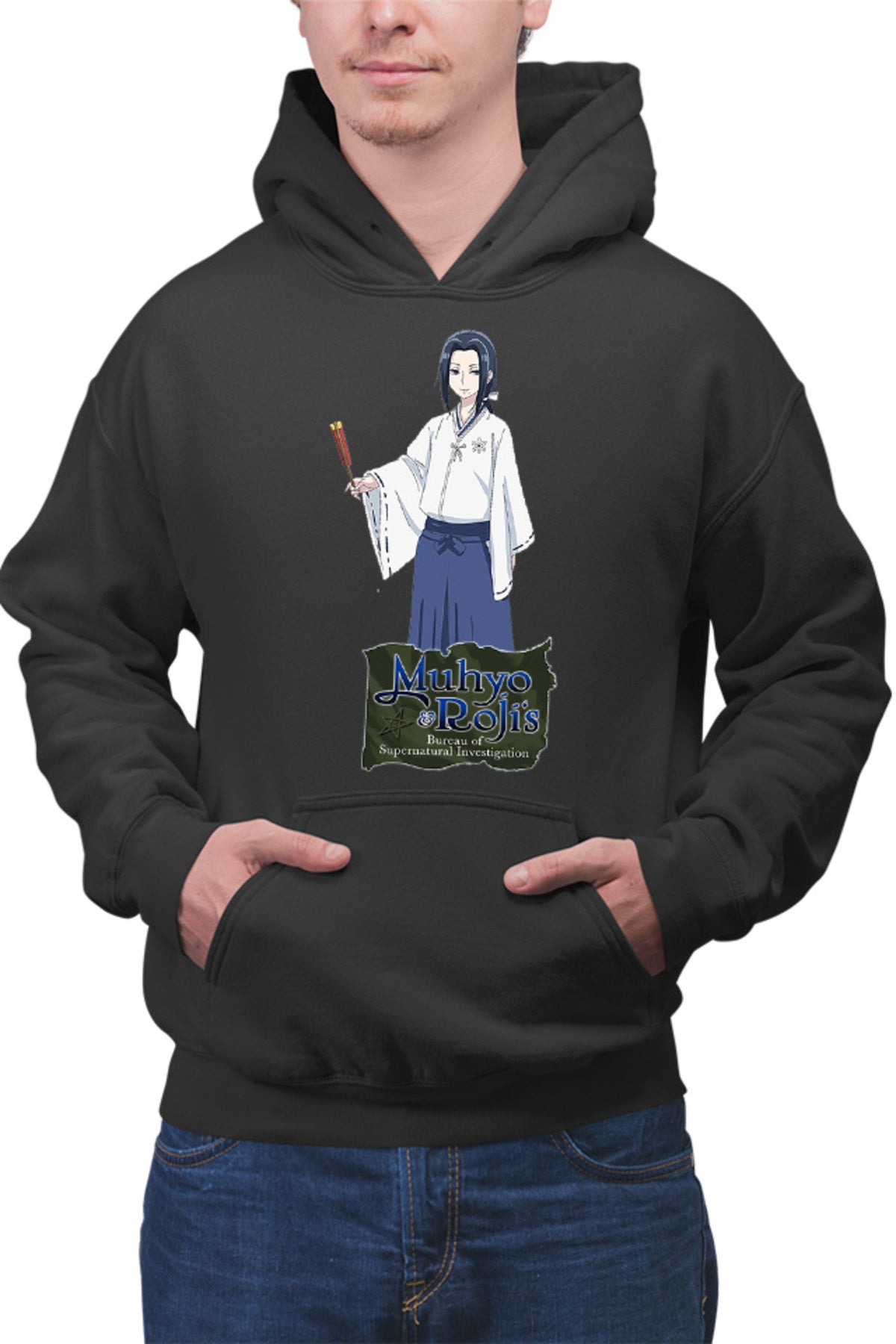 Hanorac barbati Muhyo Roji Goryo Hakama Traditional Fan Japan Anime