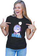 Tricou dama Re Zero REM Baka Tappei Nagatsuki Isekai Light Novel