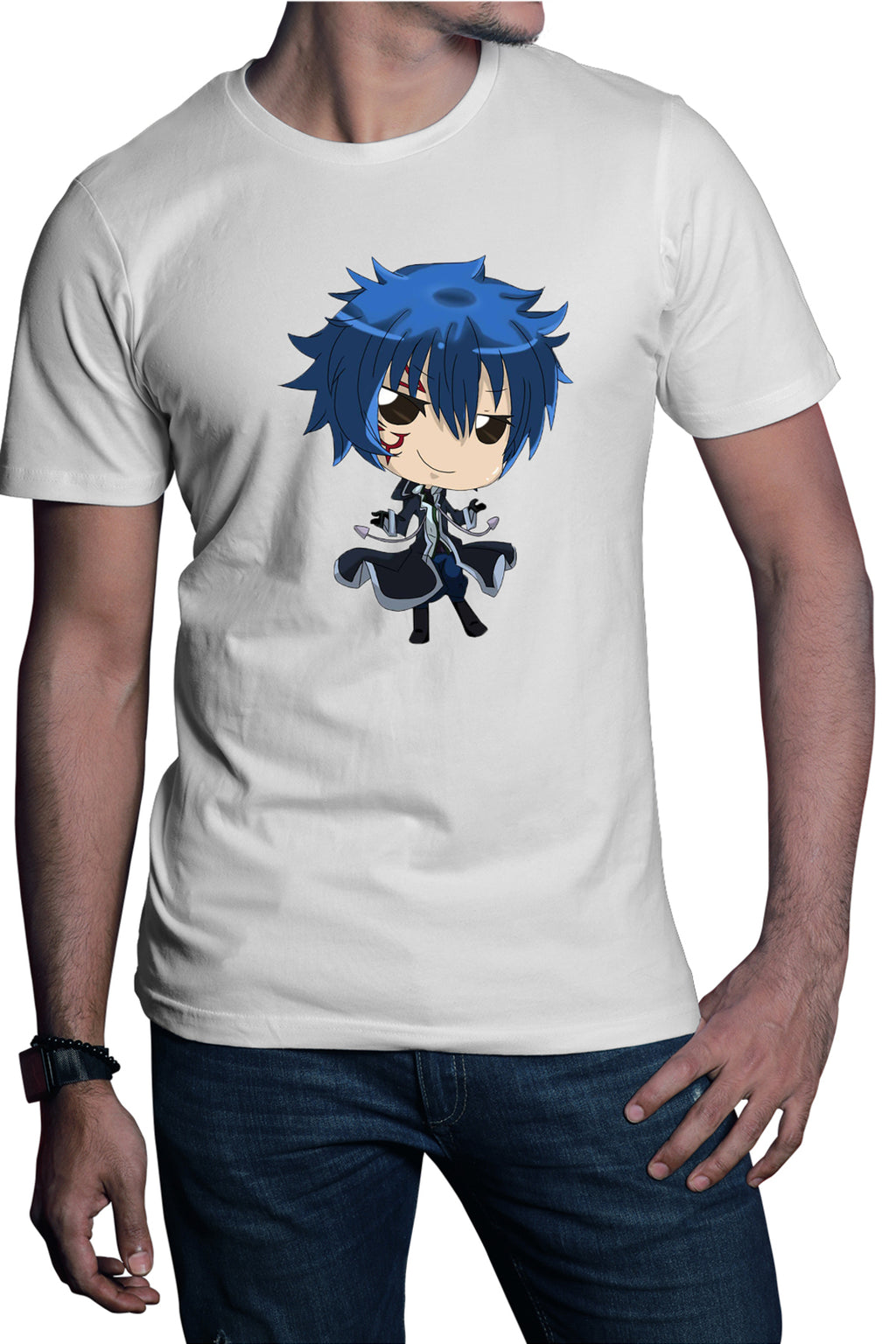 Tricou barbati Fairy Tail Gray Fullbuster Police Friends