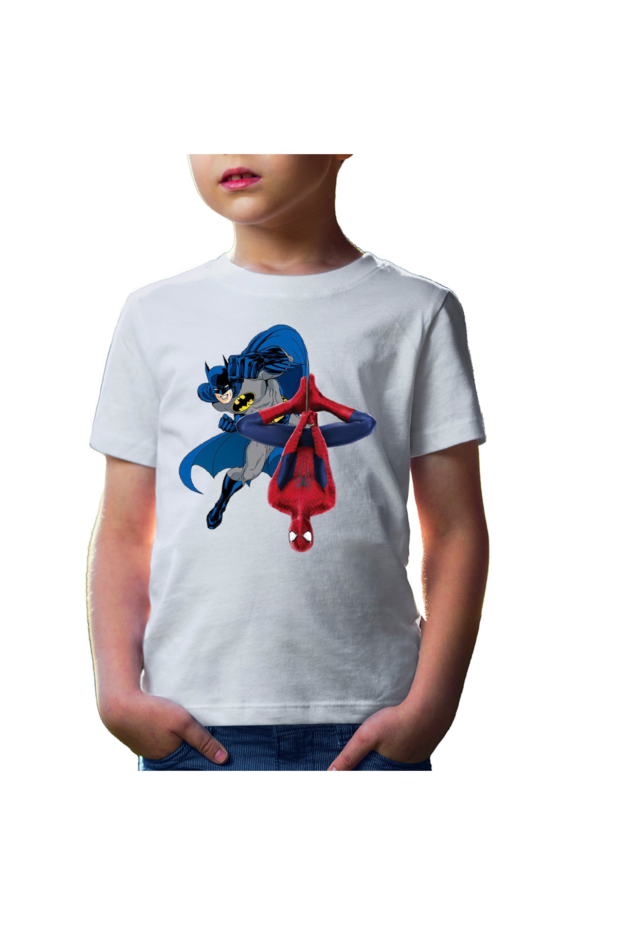 Tricou copii Batman Spiderman Bruce Spirit Cosplay Marvel