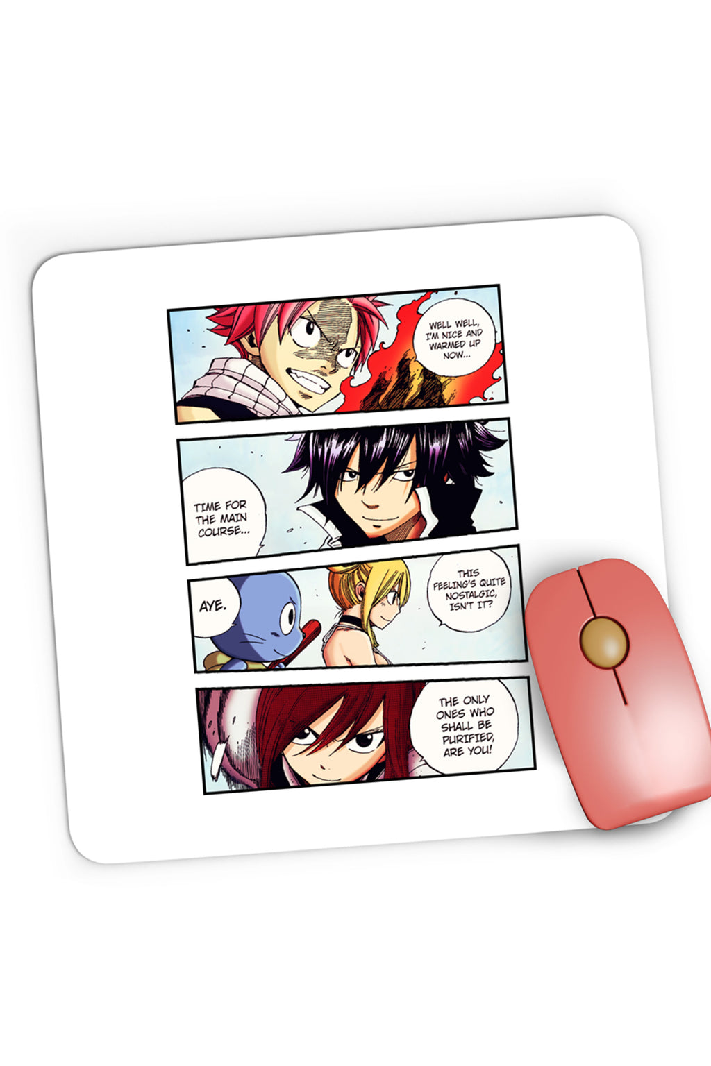 Mousepad Gaming Fairy Tail Manga Best Otaku Panel, 21x19 cm
