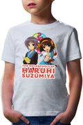 Tricou copii Haruhi Suzumiya Yuki Book Read Sci-fi Cosplay Costume