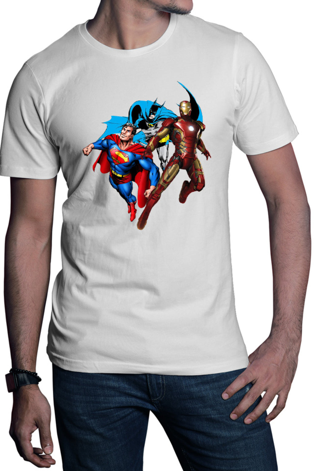 Tricou barbati Ironman Technology Batman Superman DC Superhero