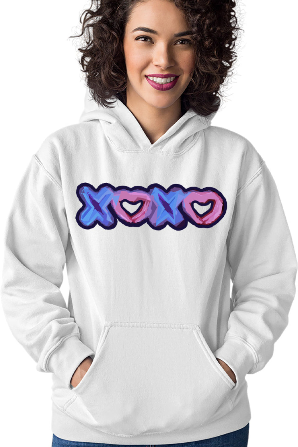 Hanorac dama XOXO Logo Heart Abstract Minimalist Drama
