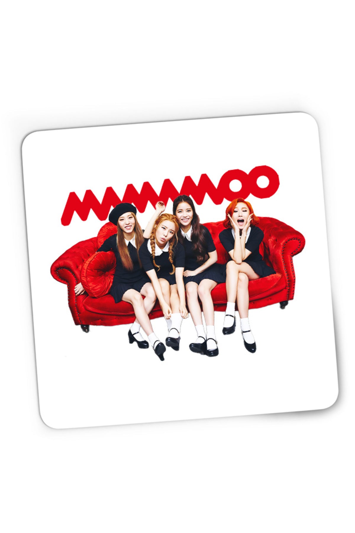 Mousepad Gaming Mamamoo Sofa Student Concept Photo Idol K-Pop, 21x19 cm