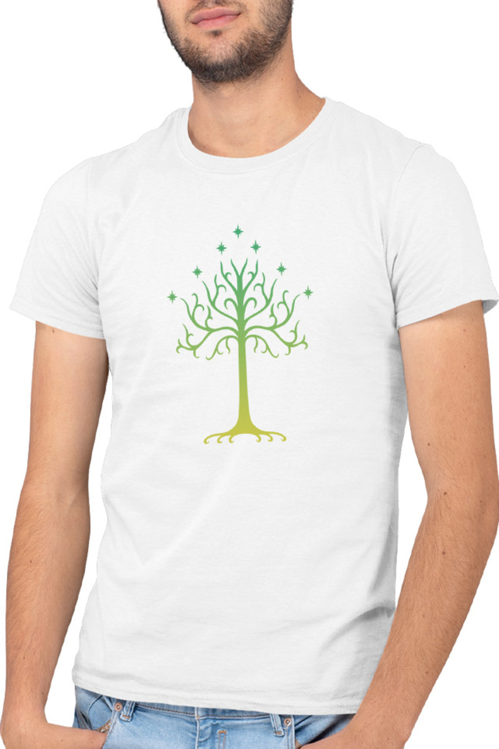Tricou barbati Lord of the Rings Tree Life Huge Magical Strong Life