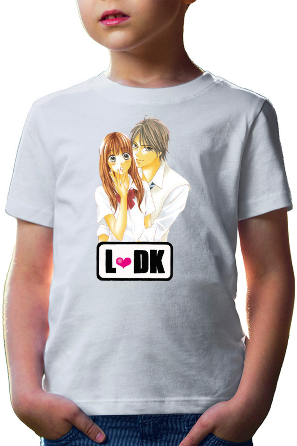 Tricou copii LDK Nishimori Shuusei Love Heart School