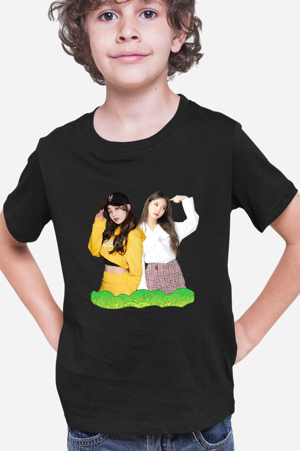 Tricou copii Twice Nayeon Jihyo Icon Wave Cute Girls Dancers