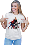 Tricou dama Star Wars Spiderman Thor Marvel Clone Trooper