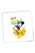 Mousepad Gaming Mickey Mouse Puppy Happy Birthday, 21x19 cm