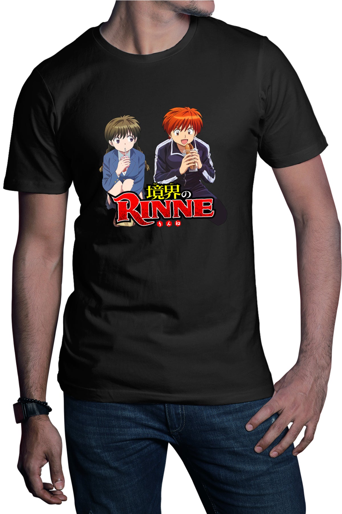 Tricou barbati Rin-ne Rinne Sakura Eat Logo