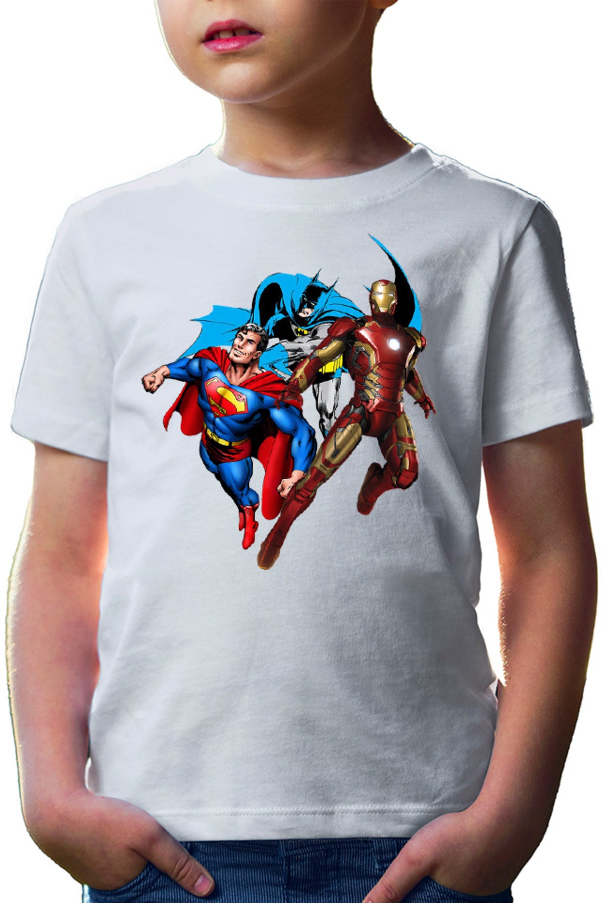 Tricou copii Ironman Technology Batman Superman DC Superhero